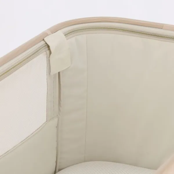 Qute Q-wiggle electric Co-Sleeper cream - white wash> Co-Sleepers