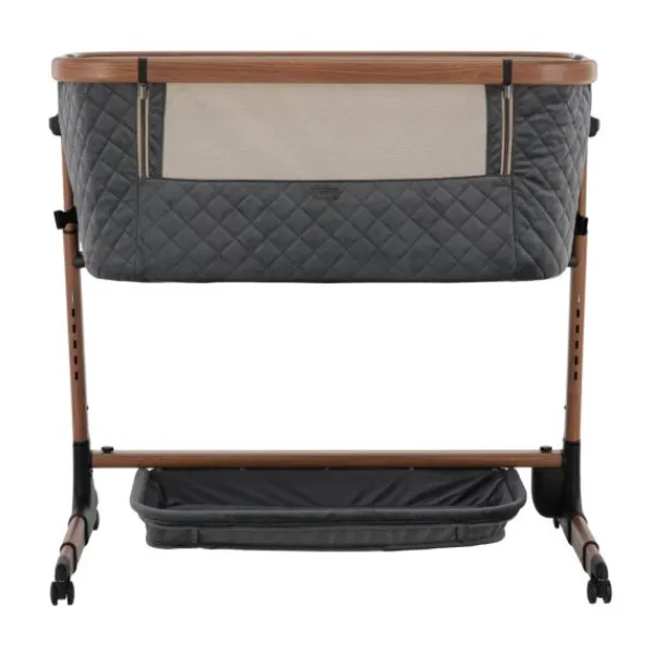 Qute Q-wiggle electric Co-Sleeper cream - white wash> Co-Sleepers