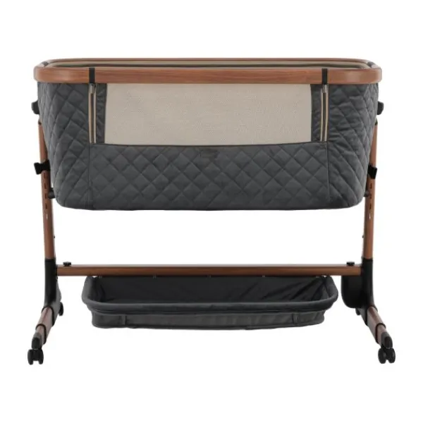Qute Q-wiggle electric Co-Sleeper cream - white wash> Co-Sleepers