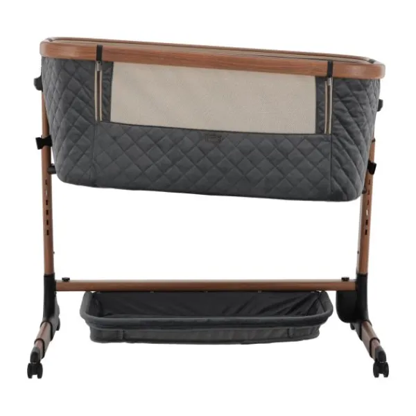 Qute Q-wiggle electric Co-Sleeper cream - white wash> Co-Sleepers