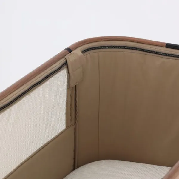 Qute Q-wiggle electric Co-Sleeper cream - white wash> Co-Sleepers