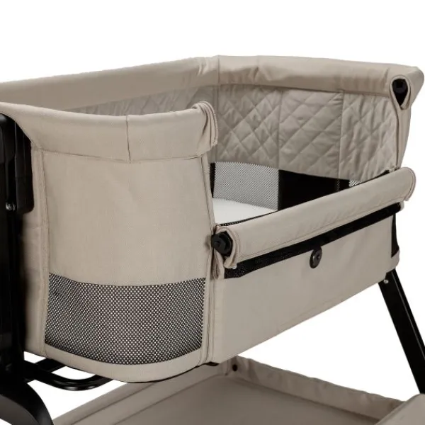 Qute Side Sleeper Q-Breez Plus Mild Taupe> Co-Sleepers