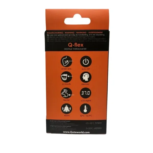 Qute Thermometer Digitaal Q-Flex Duo-Pack> Thermometers