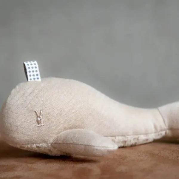 Snoozebaby Knuffel - Wally Whale - Desert Sand - 16 cm> Pluche / Knuffels
