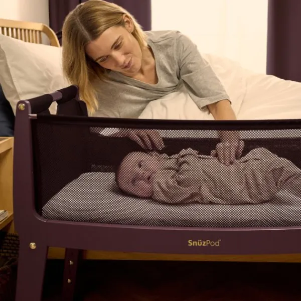 Snuz Bedside Crib SnuzPod Studio London Navy> Co-Sleepers