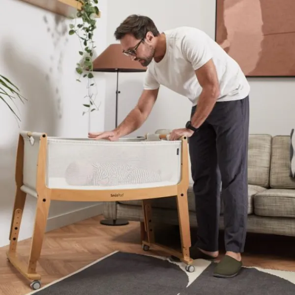 Snuz Bedside Crib SnuzPod Studio London Navy> Co-Sleepers