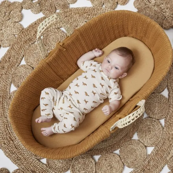 Snuz Natural Knitted Moses Honey> Draagwiegen