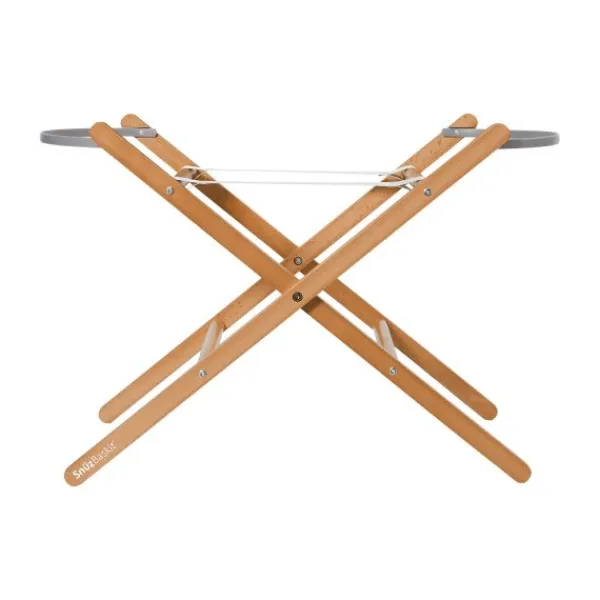 Snuz SnüzBaskit Moses Basket + Stand Set - Light Grey/Natural> Draagwiegen