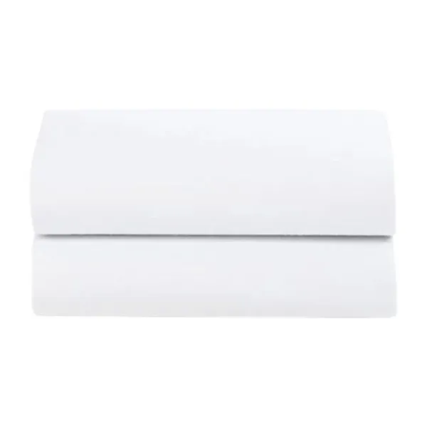 Snüz Hoeslaken Moseswieg - 2 Pack - White> Hoeslakens