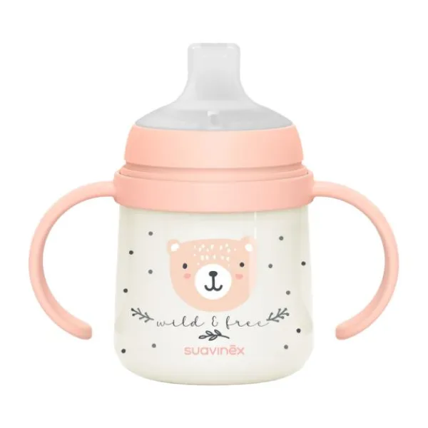 Suavinex Wild & Free Beker Met Handvaten - 150ml - 6Mnd+ - Blauw> Bekers