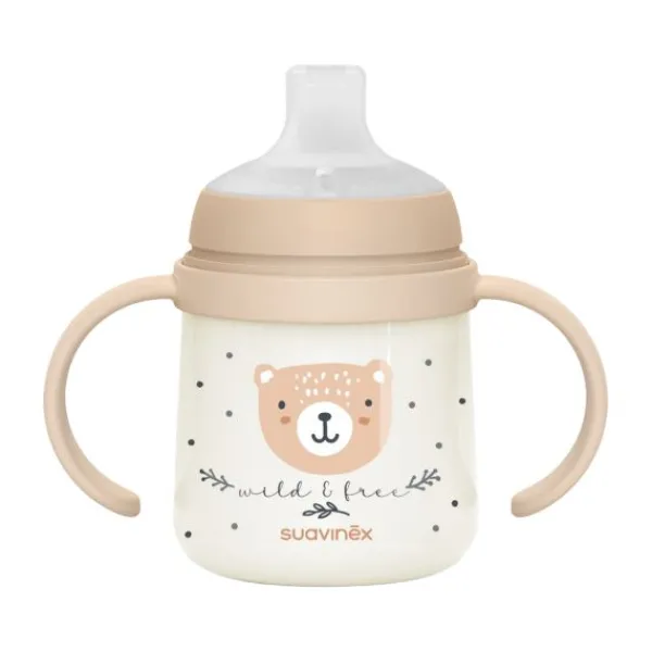 Suavinex Wild & Free Beker Met Handvaten - 150ml - 6Mnd+ - Blauw> Bekers