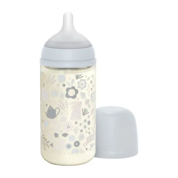 Suavinex Wonderland SX Pro Fles Glas - Slow Flow - 120ml - Roze> Flessen
