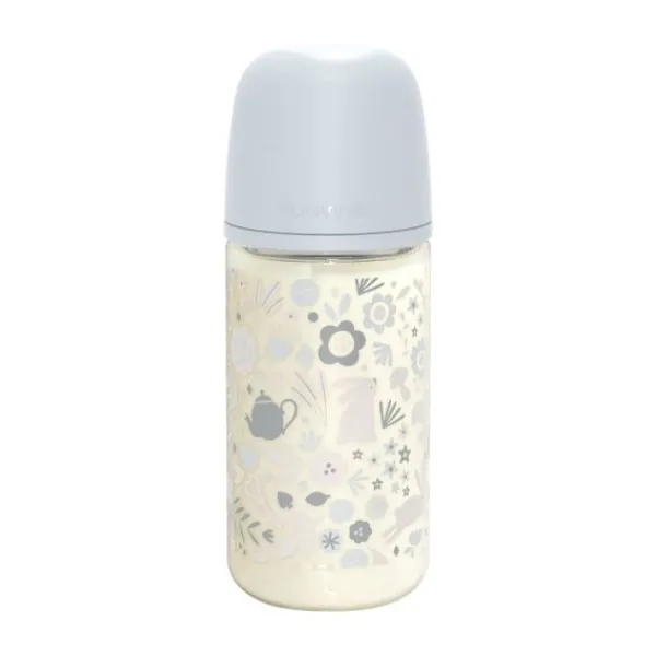Suavinex Wonderland SX Pro Fles Glas - Slow Flow - 120ml - Roze> Flessen