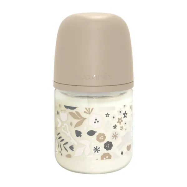 Suavinex Wonderland SX Pro Fles Glas - Slow Flow - 120ml - Roze> Flessen