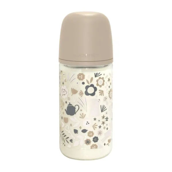 Suavinex Wonderland SX Pro Fles Glas - Slow Flow - 120ml - Roze> Flessen