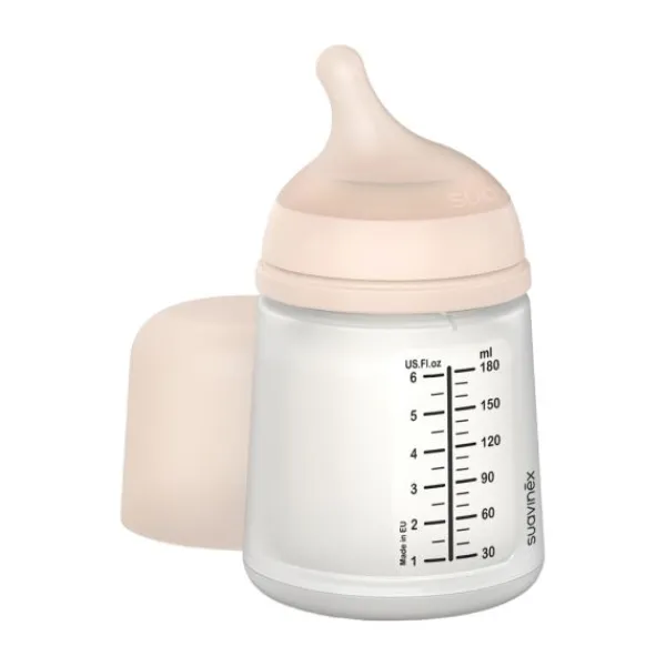 Suavinex Zero Zero Anti-Koliek Fles Borstvoeding - One Size - 180ml - Light> Flessen