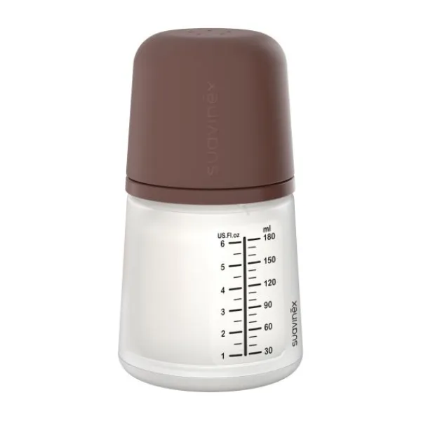 Suavinex Zero Zero Anti-Koliek Fles Borstvoeding - One Size - 180ml - Light> Flessen
