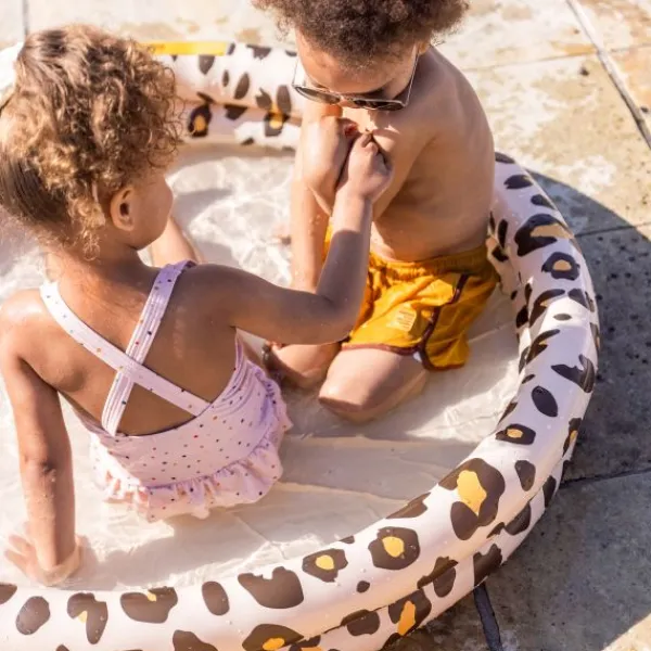 Swim Essentials Exclusive Baby Zwembad Beige Leopard (Ø 100 cm)> Strandspeelgoed