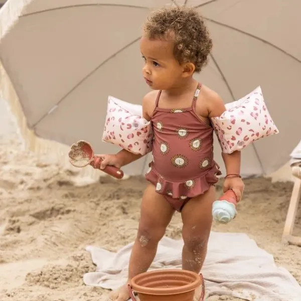 Swim Essentials Exclusive Zwembandjes Rose Gold Leopard (2-6 jaar)> Strandspeelgoed