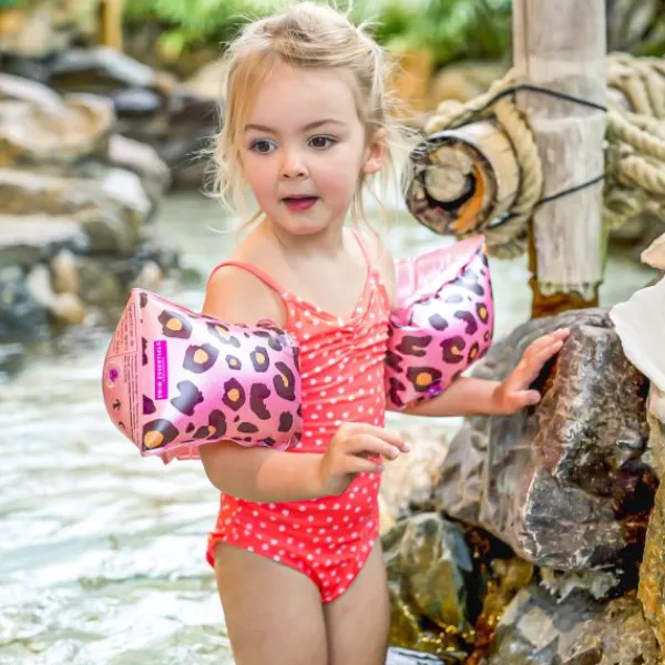 Swim Essentials Exclusive Zwembandjes Rose Gold Leopard (2-6 jaar)> Strandspeelgoed