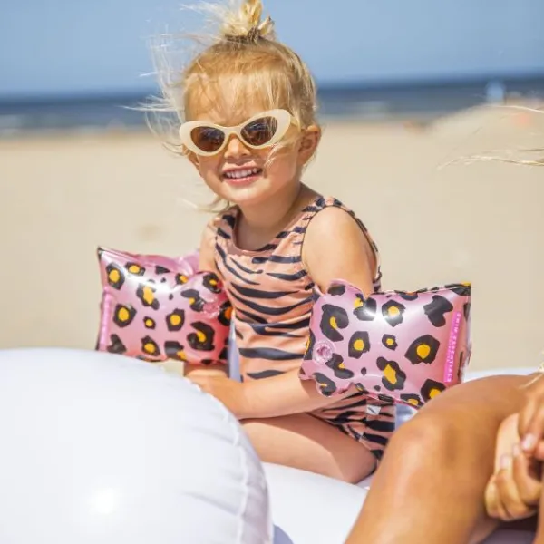 Swim Essentials Exclusive Zwembandjes Rose Gold Leopard (2-6 jaar)> Strandspeelgoed