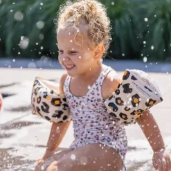 Swim Essentials Exclusive Zwembandjes Rose Gold Leopard (2-6 jaar)><noscript><img width=