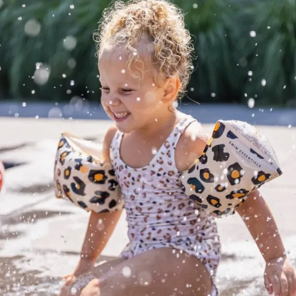 Swim Essentials Exclusive Zwembandjes Rose Gold Leopard (2-6 jaar)> Strandspeelgoed