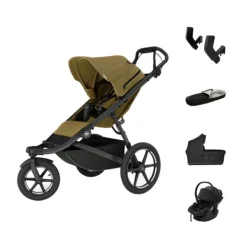 Thule Urban Glide 3 Kinderwagen 3-in-1 - Basis Bundel - Mist Green><noscript><img width=