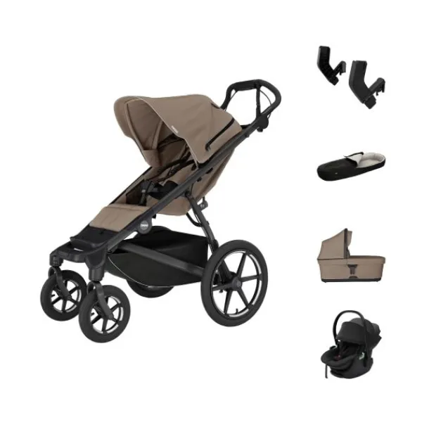 Thule Urban Glide 4 Kinderwagen 3‑in‑1 – Basis Bundel – Beige> Uitbreidbare Kinderwagens|Wandelwagens