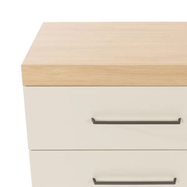 TWF Babykamer Galaxy 3-delig Ledikant 60 x 120 - Commode XL - Hanglegkast> Complete Babykamers|Ladekasten