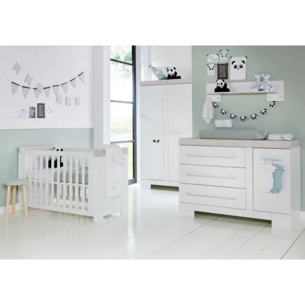 TWF Ledikant 60 x 120 - Commode - Hanglegkast Futura> Complete Babykamers|Complete Juniorkamers