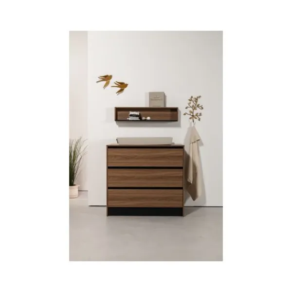 TWF Ledikant 60 x 120 - Commode 3 Laden Denia - Hanglegkast 2 Deuren Denia> Complete Babykamers|Ladekasten
