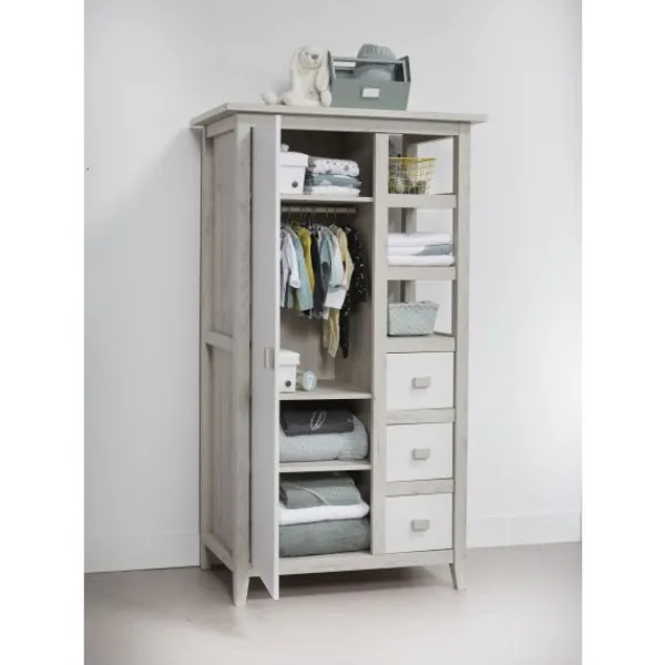 TWF Ledikant 60 x 120 - Commode - Hanglegkast Nice> Complete Babykamers|Ladekasten