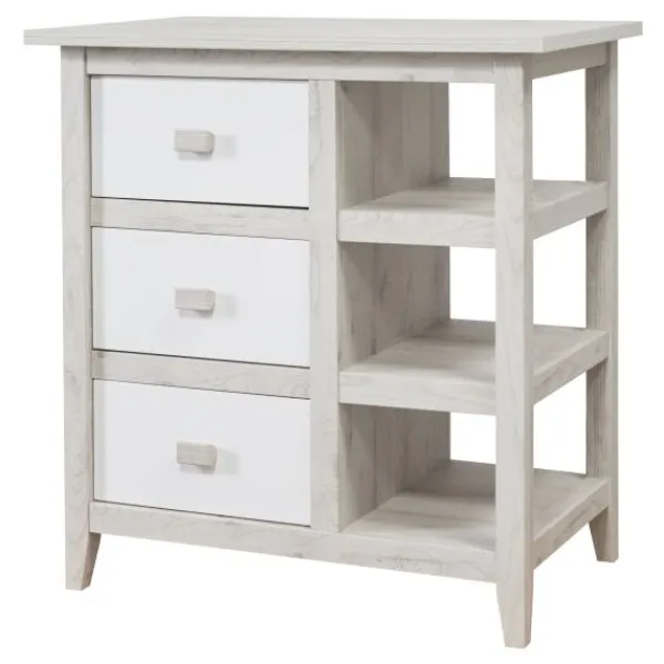 TWF Ledikant 60 x 120 - Commode - Hanglegkast Nice> Complete Babykamers|Ladekasten