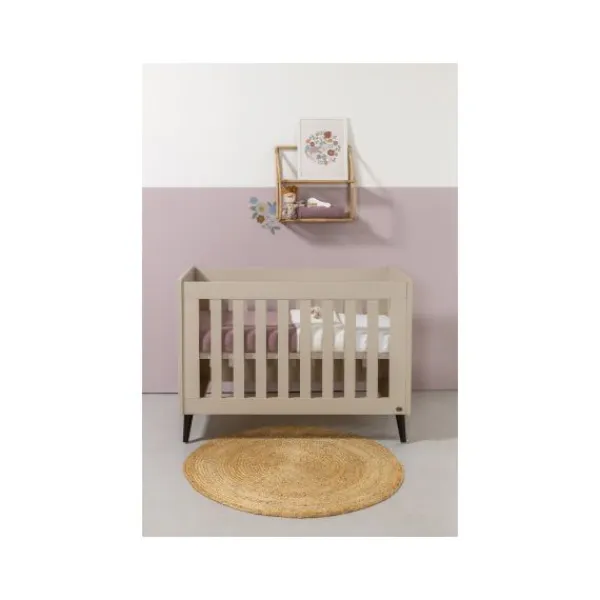 TWF Ledikant 60 x 120 - Commode - Hanglegkast Beach Island Clay> Complete Babykamers|Ladekasten