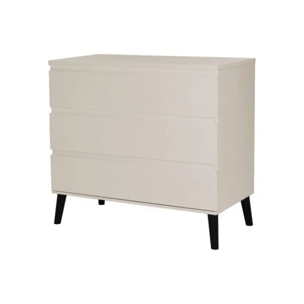 TWF Ledikant 60 x 120 - Commode - Hanglegkast Beach Island Clay> Complete Babykamers|Ladekasten
