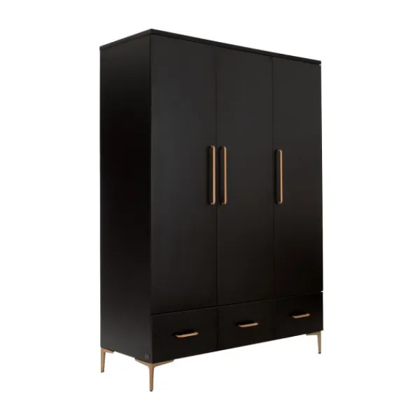 TWF Ledikant 60 x 120 - Commode 3 Laden - Hanglegkast 2 Deuren 1 Lade Modena Metaal> Complete Babykamers|Ladekasten