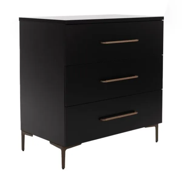TWF Ledikant 60 x 120 - Commode 3 Laden - Hanglegkast 2 Deuren 1 Lade Modena Metaal> Complete Babykamers|Ladekasten