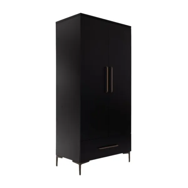 TWF Ledikant 60 x 120 - Commode 3 Laden - Hanglegkast 2 Deuren 1 Lade Modena Metaal> Complete Babykamers|Ladekasten