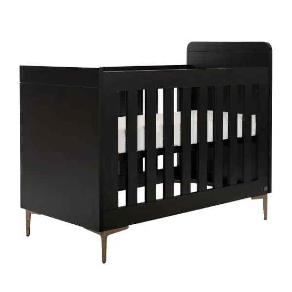 TWF Ledikant 60 x 120 - Commode 3 Laden - Hanglegkast 2 Deuren 1 Lade Modena Metaal> Complete Babykamers|Ladekasten