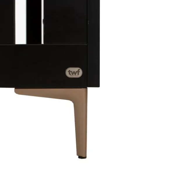 TWF Ledikant 60 x 120 - Commode 3 Laden - Hanglegkast 2 Deuren 1 Lade Modena Metaal> Complete Babykamers|Ladekasten