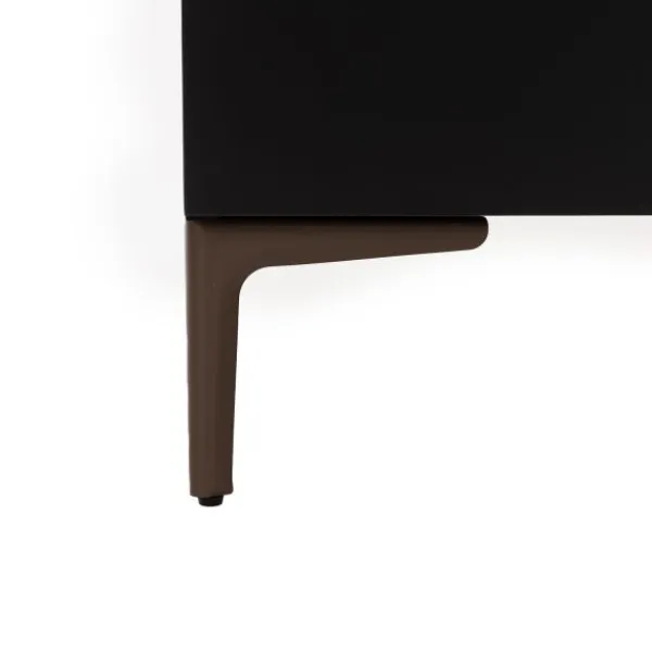 TWF Ledikant 60 x 120 - Commode 3 Laden - Hanglegkast 2 Deuren 1 Lade Modena Metaal> Complete Babykamers|Ladekasten