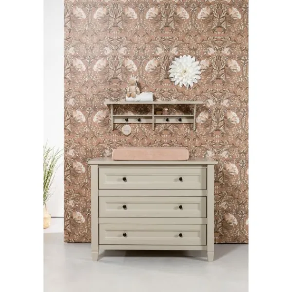 TWF Ledikant 60 x 120 - Commode 3 Laden - Hanglegkast 2 Deuren/1 Lade Granada> Complete Babykamers|Ladekasten