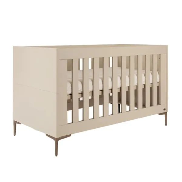 TWF Ledikant 60 x 120 - Commode 3 Laden - Hanglegkast 2 Deuren 1 Lade Salerno Metaal> Complete Babykamers|Ladekasten