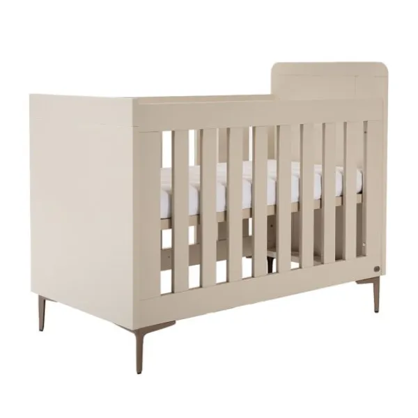 TWF Ledikant 60 x 120 - Commode 3 Laden - Hanglegkast 2 Deuren 1 Lade Salerno Metaal> Complete Babykamers|Ladekasten