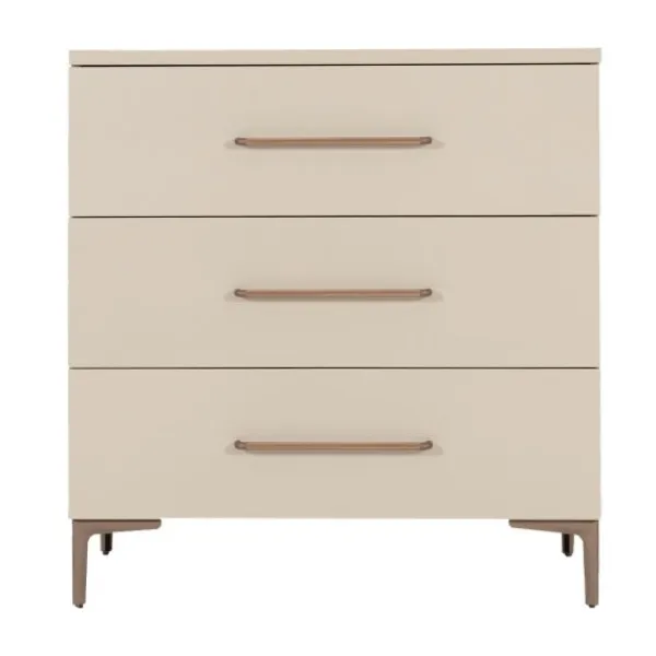 TWF Ledikant 60 x 120 - Commode 3 Laden - Hanglegkast 2 Deuren 1 Lade Salerno Metaal> Complete Babykamers|Ladekasten