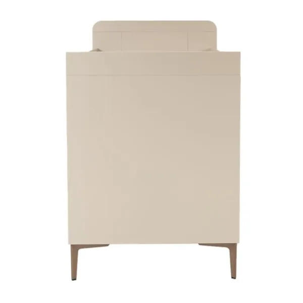 TWF Ledikant 60 x 120 - Commode 3 Laden - Hanglegkast 2 Deuren 1 Lade Salerno Metaal> Complete Babykamers|Ladekasten