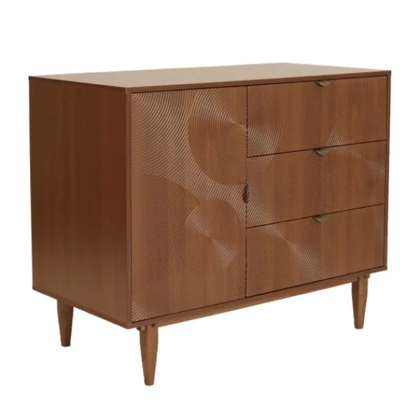 TWF Ledikant 60 x 120 - Commode - Hanglegkast - Wabi> Ladekasten|Wandrekken