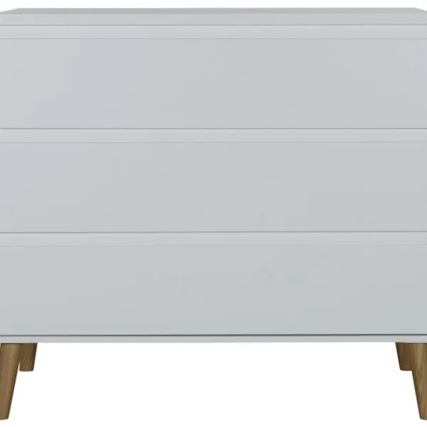 TWF Ledikant 60 x 120 - Commode - Hanglegkast Beach Island White> Complete Babykamers|Ladekasten