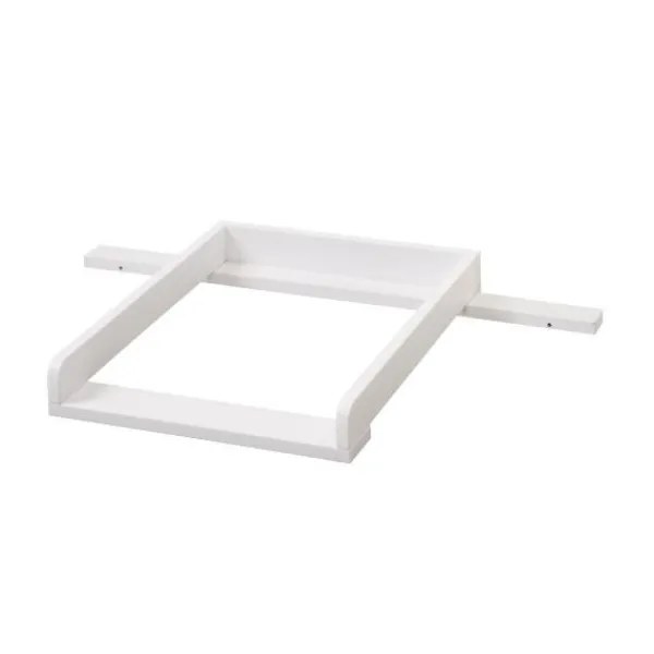 TWF Ledikant 60 x 120 - Commode - Hanglegkast Beach Island White> Complete Babykamers|Ladekasten